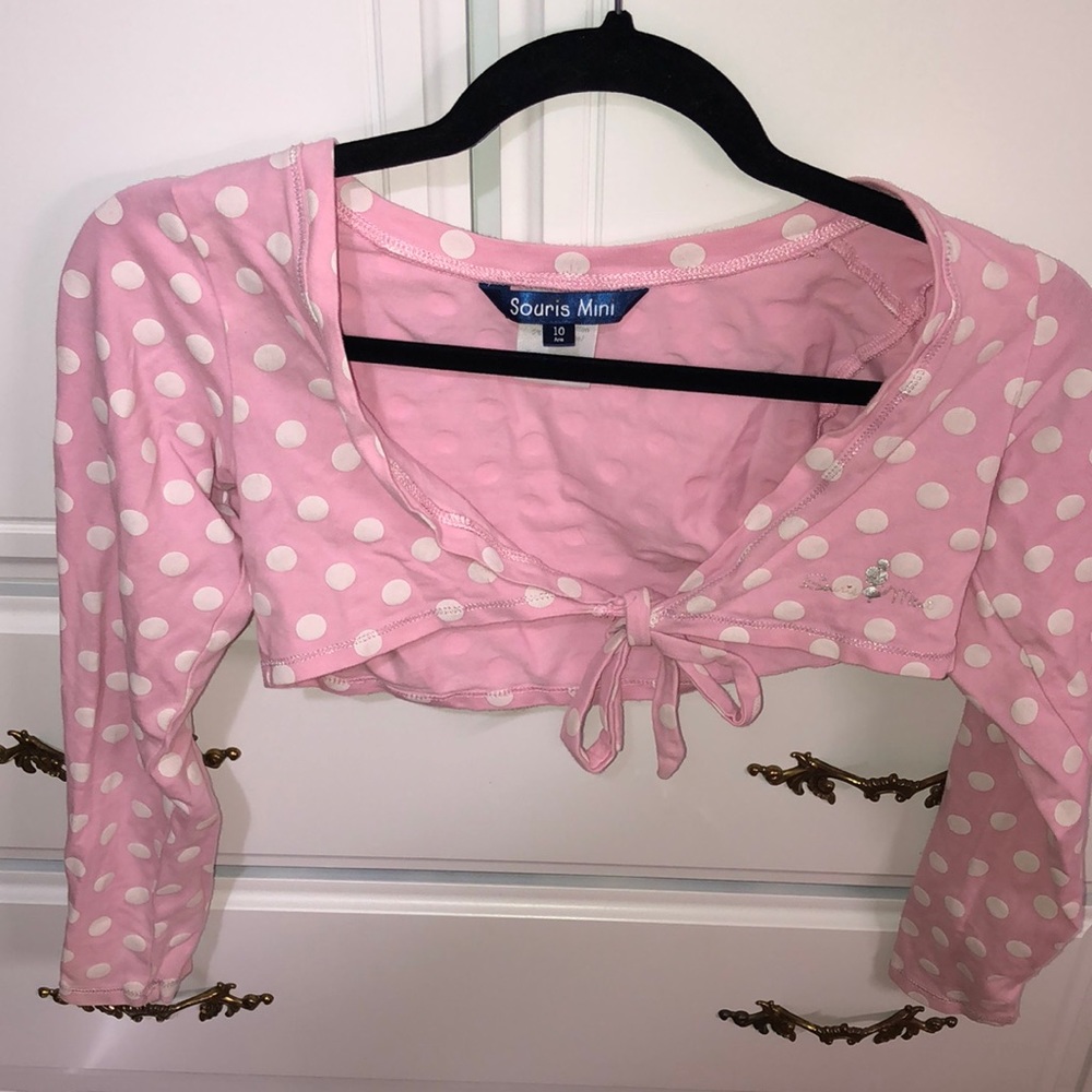 Pink Polka Dot Put Over